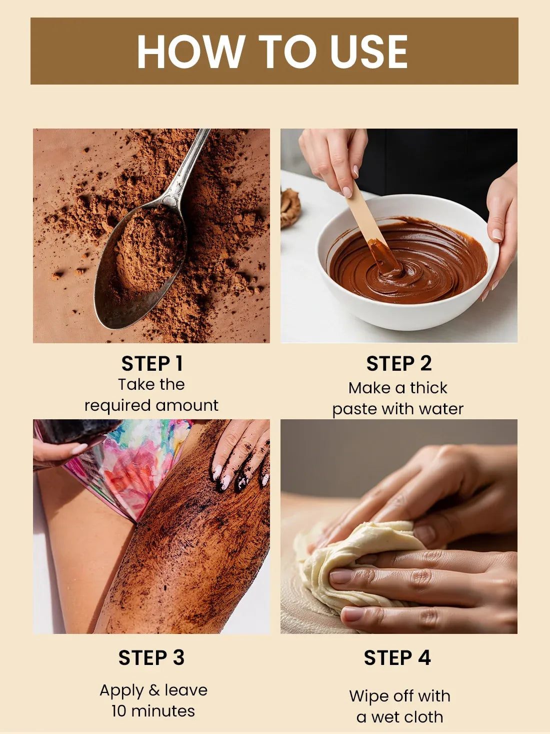 Painless Effective Meow Body Hair Removal Wax Powder