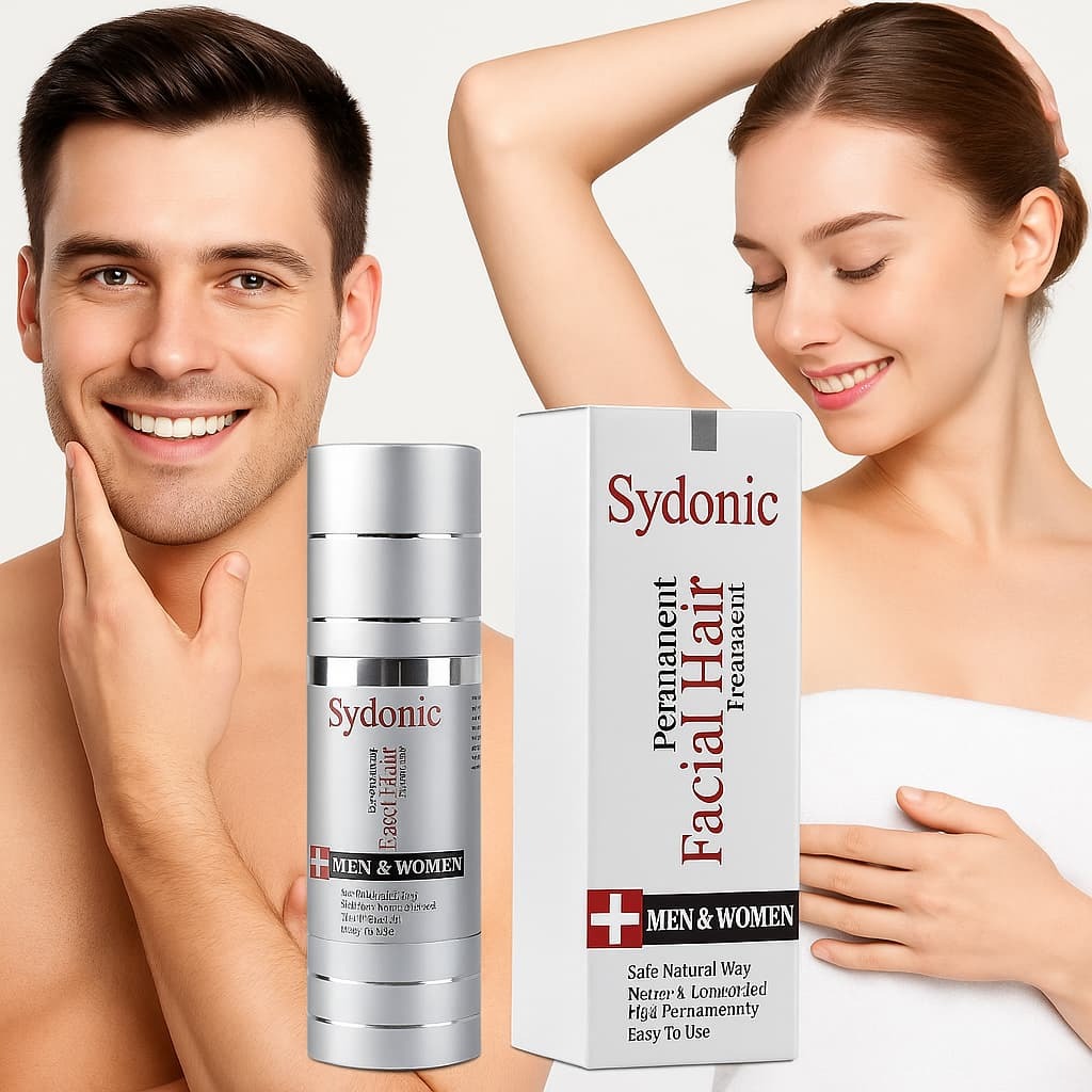 Sydonic Permanent Hair Removal Cream – For Face, Body, and Sensitive Areas | Dermatologist-Tested Solution