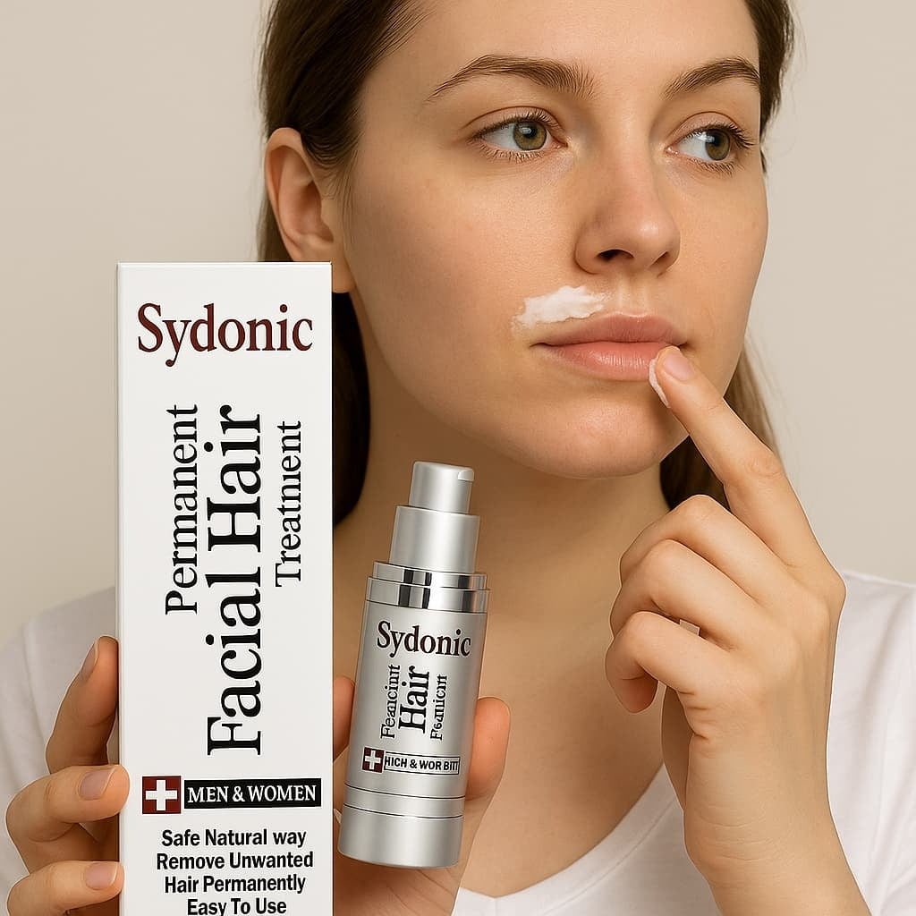 Sydonic Permanent Hair Removal Cream – For Face, Body, and Sensitive Areas | Dermatologist-Tested Solution