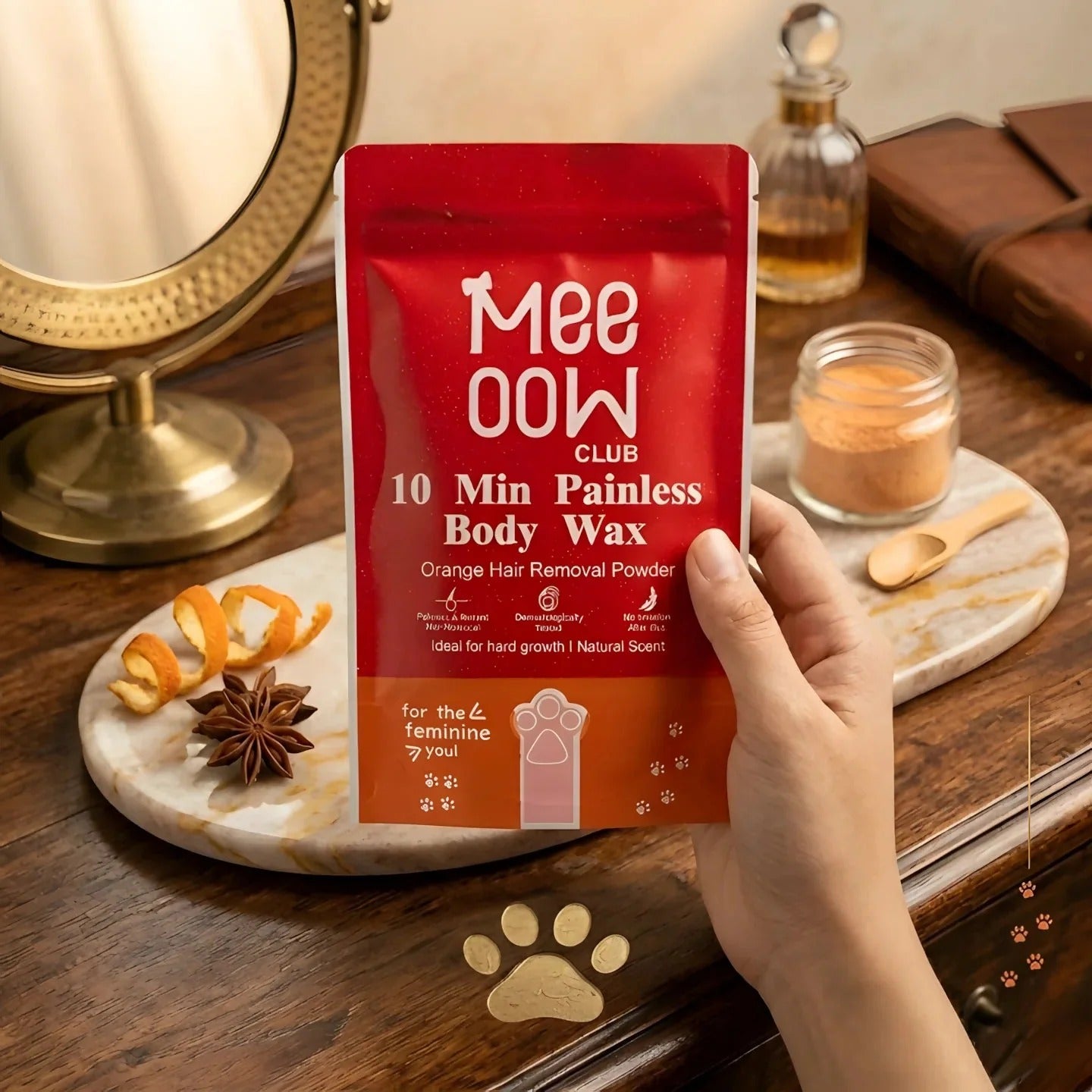 Painless Effective Meow Body Hair Removal Wax Powder